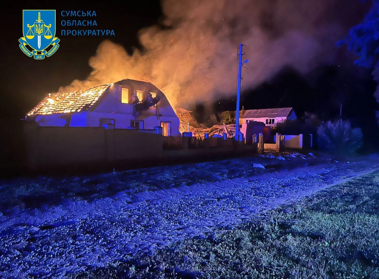 Дві жінки постраждали від нічної дронової атаки рф на Сумщині
