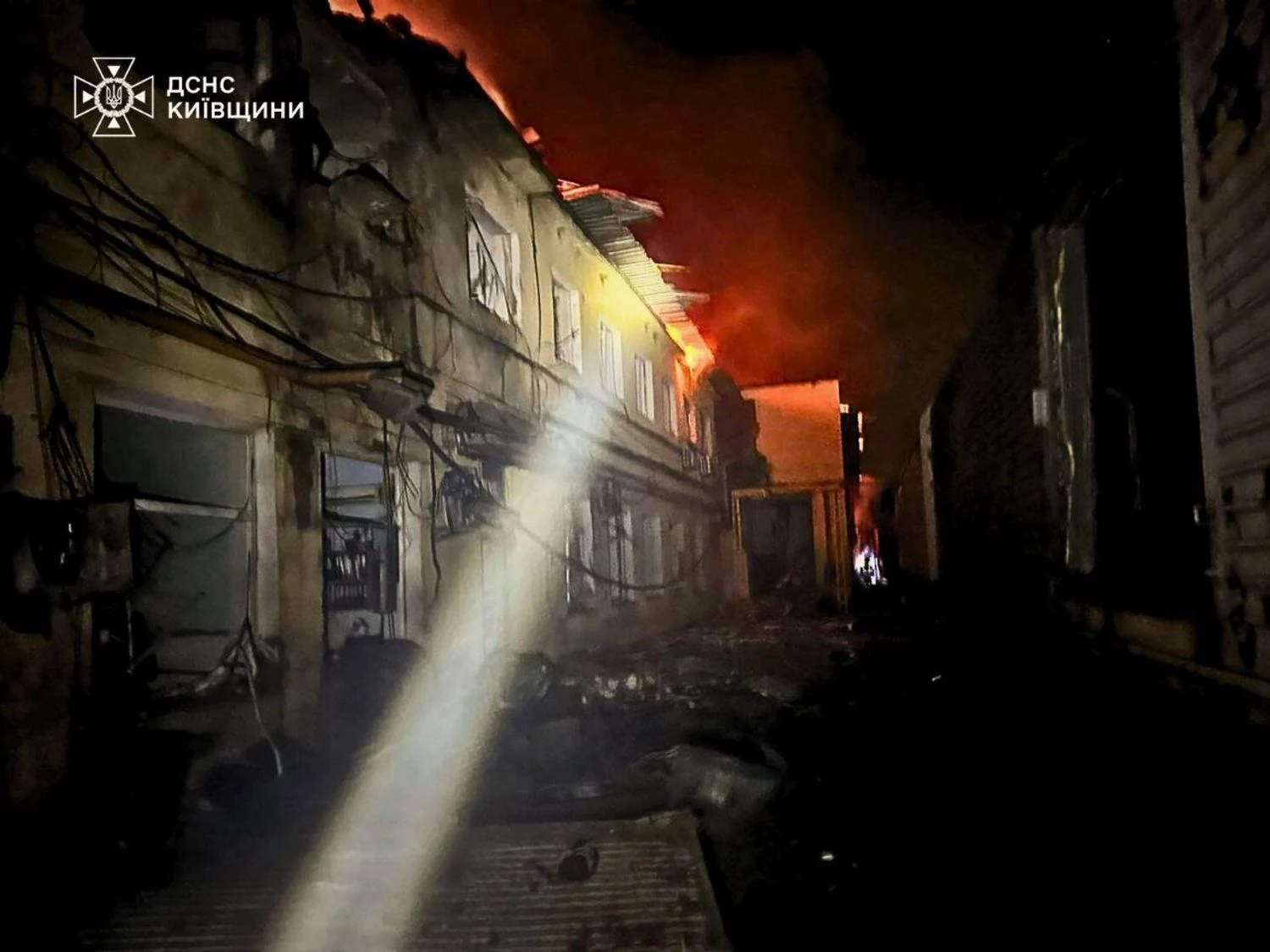 Війська рф атакували дронами Фастів на Київщині: показали наслідки