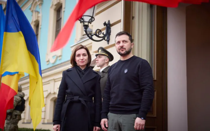 Україна підтримуватиме Молдову у питаннях безпеки, зокрема щодо Придністровського регіону - Зеленський