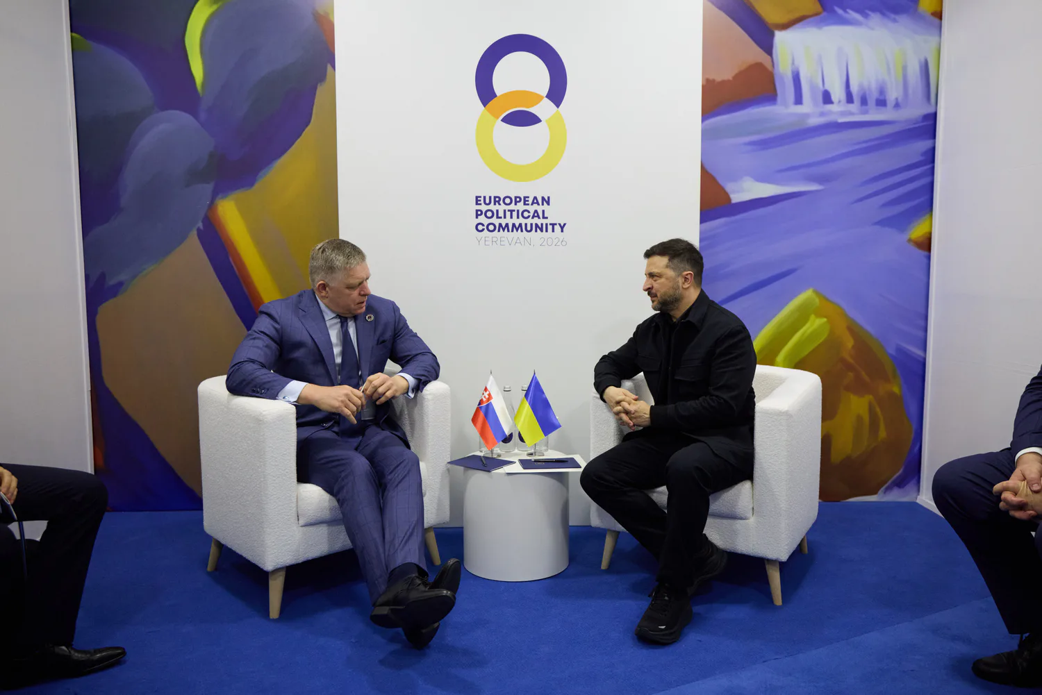 Зеленський зустрівся з Фіцо - Словаччина готова допомагати Україні на шляху вступу до ЄС